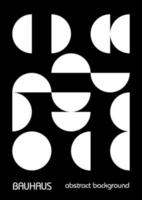 afiches de diseño geométrico mínimos de los años 20, arte mural, plantilla, diseño con elementos de formas primitivas. fondo de patrón retro bauhaus, círculo abstracto vectorial, triángulo y arte de línea cuadrada vector