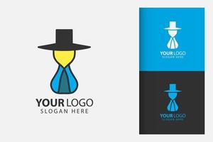 Korean traditional dress logo simple minimalist vector template design. Isolated with soft background.
