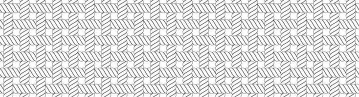 outline seamless pattern of woven rope.mesh rope seamless vector