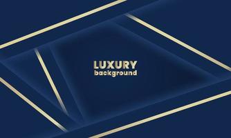 illustration blue light luxury gold line background vector