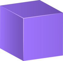 cube violet 3d. png