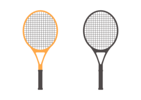 ilustração colorida do ícone da raquete de tênis de badminton png