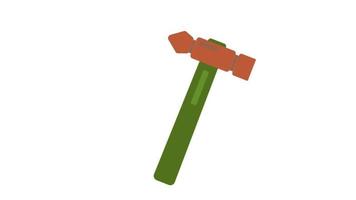 hammer icon of nice animated  for your construction pack videos easy to use with Transparent Background . HD Video Motion Graphic Animation Free Video