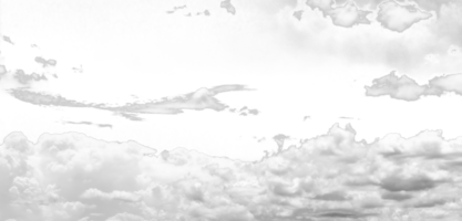 découpe de nuage blanc sur fond et texture. png