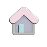 maison 3d icône png