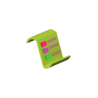3D document icon png