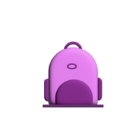 3D bag icon Png