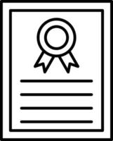Certificate Vector Icon