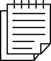 Notes Vector Icon