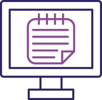 Online Notes Vector Icon