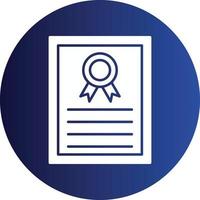 Certificate Vector Icon