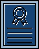 Certificate Vector Icon