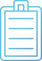 Notepad Vector Icon