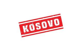 KOSOVO stamp rubber with grunge style on white background vector