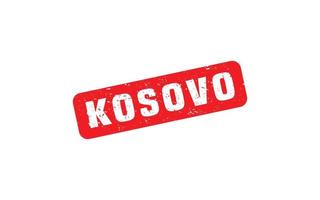 KOSOVO stamp rubber with grunge style on white background vector