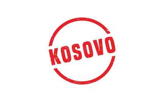 KOSOVO stamp rubber with grunge style on white background vector