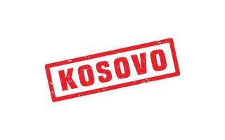 KOSOVO stamp rubber with grunge style on white background vector