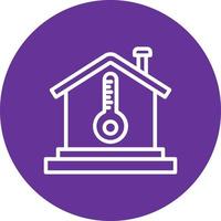 Home Temprature Vector Icon
