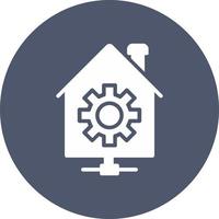 icono de vector de automatización del hogar