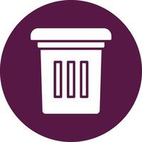 Trash Can Vector Icon