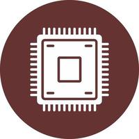 icono de vector de chip