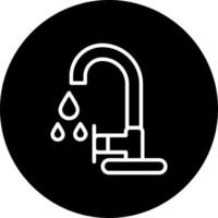 Water Faucet Vector Icon