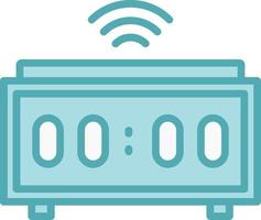 Digital Clock Vector Icon