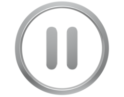 Pause Button icon transparent background png