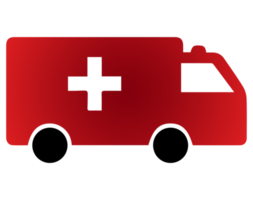 Krankenwagen-Symbol auf transparentem Hintergrund png