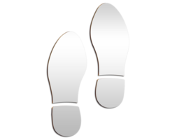 menschliche Fußabdrücke auf transparentem Hintergrund png