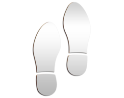 Human footprints on Transparent Background png