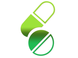 Pills icon isolated on transparent background, Pills logo concept png