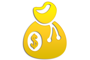 money bag icon transparent background png