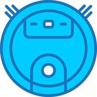 Robot Vacuum Cleaner Vector Icon