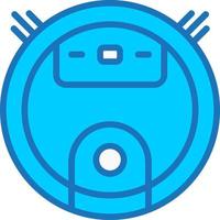 Robot Vacuum Cleaner Vector Icon