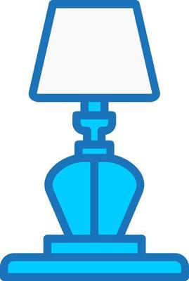 Table Lamp Vector Icon