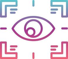 Eye Scanner Vector Icon