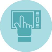 Tap on Tablet Vector Icon