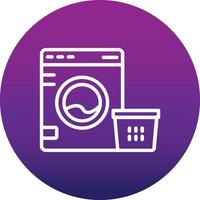 Washing Machine Vector Icon