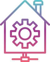 icono de vector de automatización del hogar