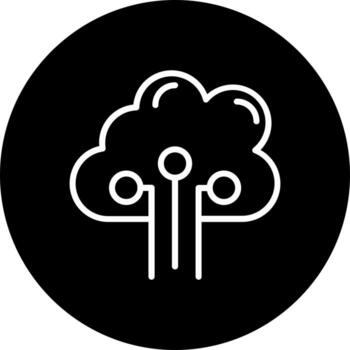 Cloud Computing Vector Icon