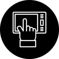 Tap on Tablet Vector Icon