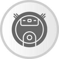 Robot Vacuum Cleaner Vector Icon