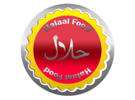 logotipo halal sobre fondo transparente png