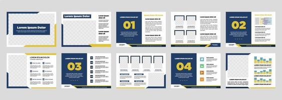 Business presentation templates set. Use for modern presentation background  brochure design  website slider  landing page  annual report  company profile vector