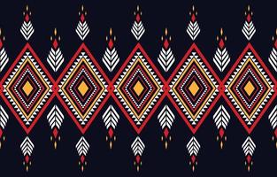 patrón de estilo de geometría indígena. concepto de patrón étnico sin fisuras. diseño para indígenas, tela, boho, alfombra, ikat, tribal, batik, fondo, papel tapiz, vector, ilustración, estilo patrón. vector