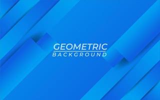 Blue gradient geometric shape background vector