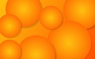 geometric background with abstract orange circles. vector