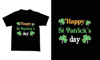 St Patrick's day t-shirt design templates new and modern designs. vector