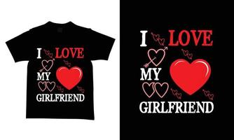 Valentine's day t-shirt design templates new and modern designs. vector